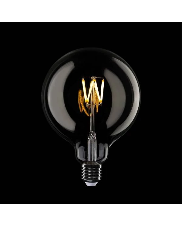 Transparente LED-Glühbirne B04 Linie 5V kurzes Filament Globe G125 1,3W 110Lm E27 2500K Dimmbar