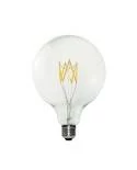 Transparente LED-Glühbirne B04 Linie 5V kurzes Filament Globe G125 1,3W 110Lm E27 2500K Dimmbar