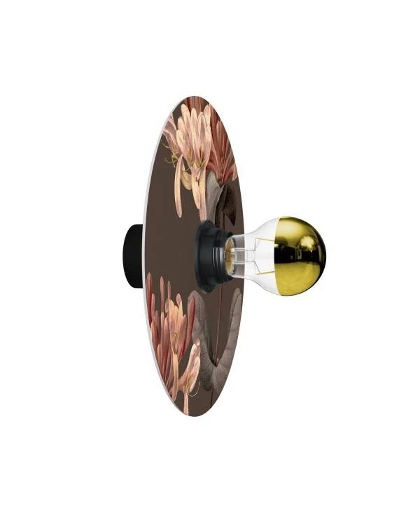 Wand- oder Deckenlampe mit Lampenschirm mit Blumenmustern 'Blossom Haven' - Wasserdicht IP44