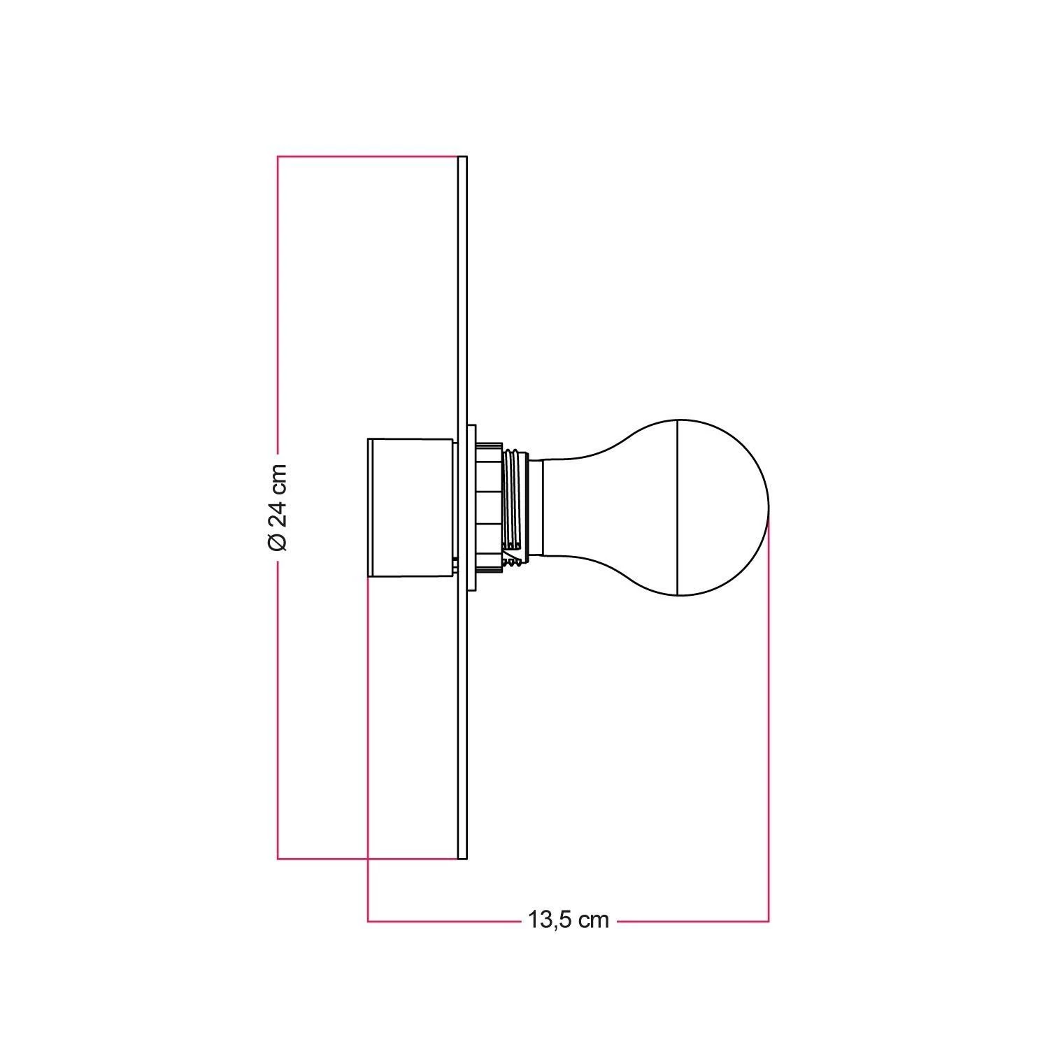 Wand- oder Deckenlampe mit Lampenschirm mit Blumenmustern 'Blossom Haven' - Wasserdicht IP44