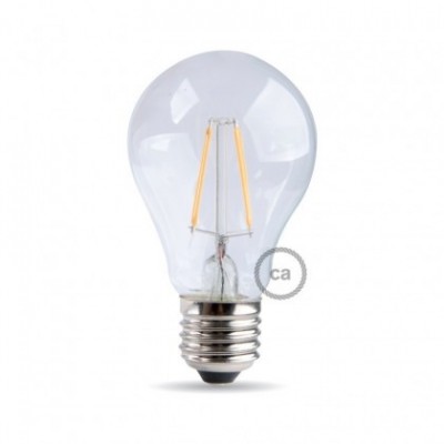Tropfförmige Filament LED-Glühbirne 7W 806Lm E27 Klar 2700K Dimmbar