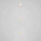 Spostaluce-Wandlampe mit Stecker und 3 Ghost-Glühbirnen