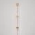Spostaluce-Wandlampe mit Stecker und 3 Ghost-Glühbirnen