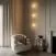 Spostaluce-Wandlampe mit Stecker und 3 Ghost-Glühbirnen
