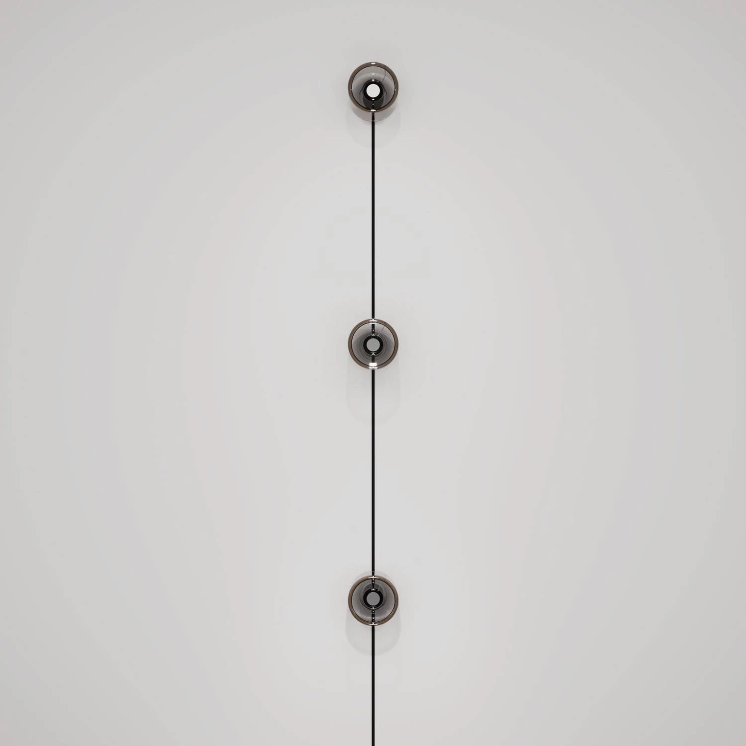 Spostaluce-Wandlampe mit Stecker und 3 Ghost-Glühbirnen