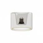 Spostaluce-Wandlampe mit Stecker und 3 Ghost-Glühbirnen