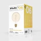 LED Glühbirne Golden Carbon Line Spiral-Filament Globe G95 4W 250Lm E27 1800K Dimmbar - C06