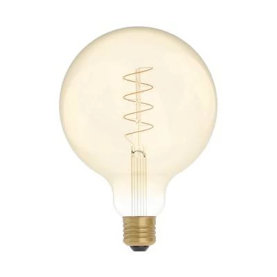 LED Glühbirne Golden Carbon Line Spiral-Filament Globe G125 4W 250Lm E27 1800K Dimmbar - C07