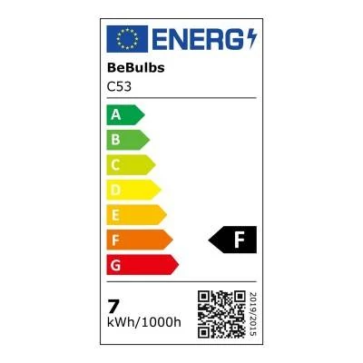 Kupfer Kopfspiegel Globe G125 LED-Glühbirne 7W 806Lm E27 2700K Dimmbar