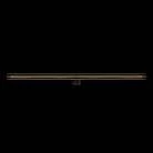 S14d LED Röhrenlampe, transparent - CRI 90, 500 mm lang, 7W 620Lm 2700K Dimmbar - S02