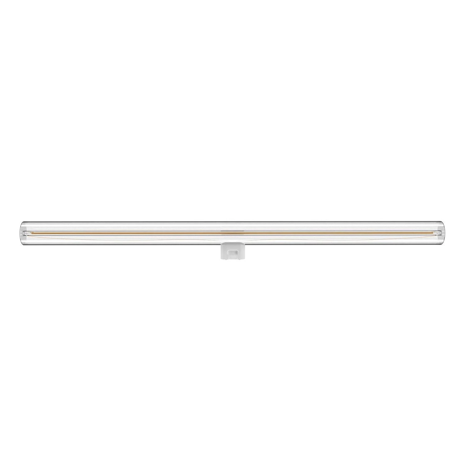S14d LED Röhrenlampe, transparent - CRI 90, 500 mm lang, 7W 620Lm 2700K Dimmbar - S02