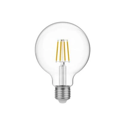 LED Glühbirne Globe G95, transparent 4W 470Lm E27 2700K - E04