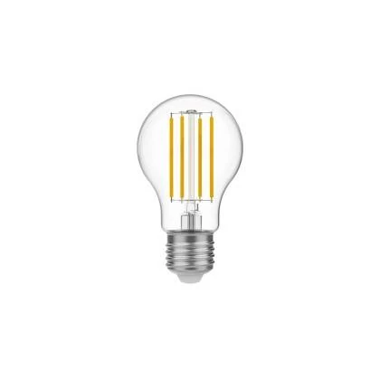 LED Glühbirne Tropfenform A60 , transparent 7W 806Lm E27 3500K dimmbar - N01