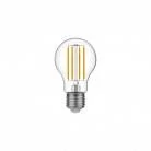 LED Glühbirne Tropfenform A60, transparent 7W 806Lm E27 2700K dimmbar - T01
