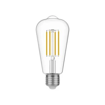 LED Glühbirne Edison ST64, transparent 7W 806Lm E27 2700K dimmbar - T02