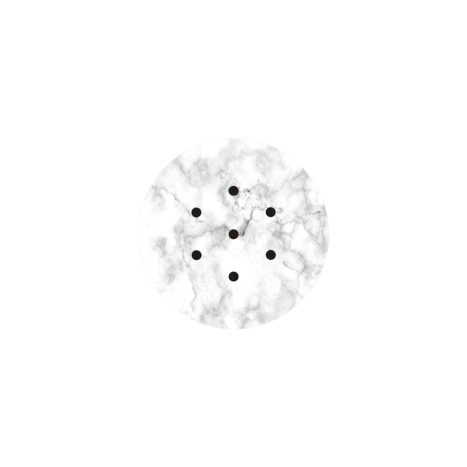Rundes 7-Loch und 4 Seitenlöchern Lampenbaldachin, Rose-One-Abdeckung, 200 mm Durchmesser