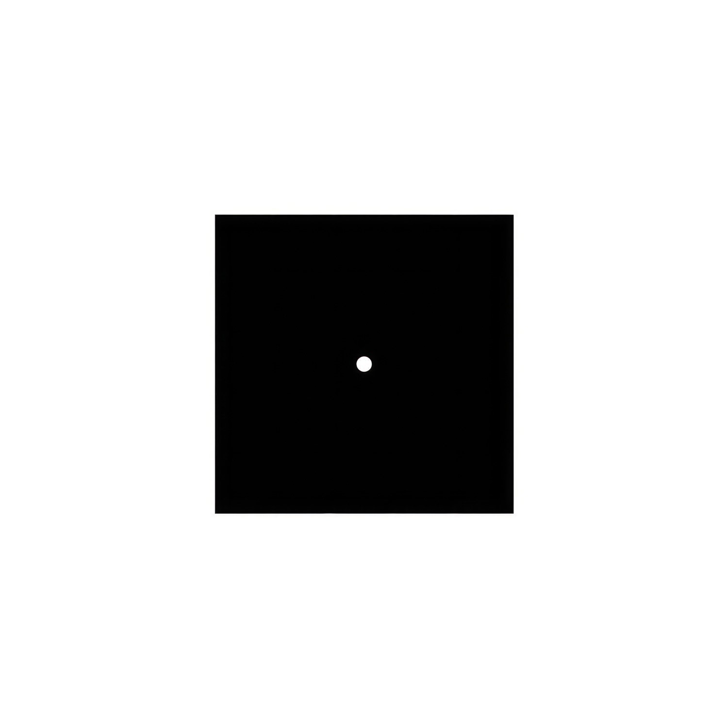 Quadratisches 1-Loch und 4 Seitenlöchern Lampenbaldachin, Rose-One-Abdeckung, 200 mm