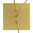 Quadratisches 3 Inline-Löcher und 4 Seitenlöchern Lampenbaldachin, Rose-One-Abdeckung, 200 mm