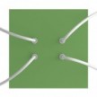 Quadratisches 4-Loch und 4 Seitenlöchern Lampenbaldachin, Rose-One-Abdeckung, 200 mm