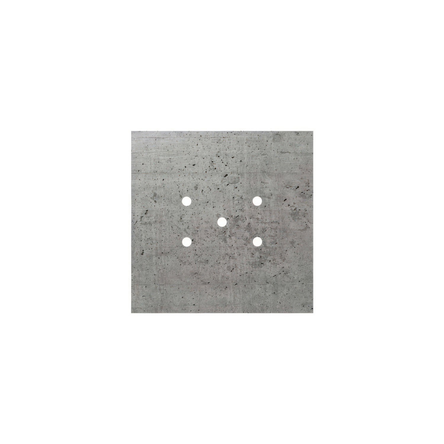 Quadratisches 5-Loch und 4 Seitenlöchern Lampenbaldachin, Rose-One-Abdeckung, 200 mm
