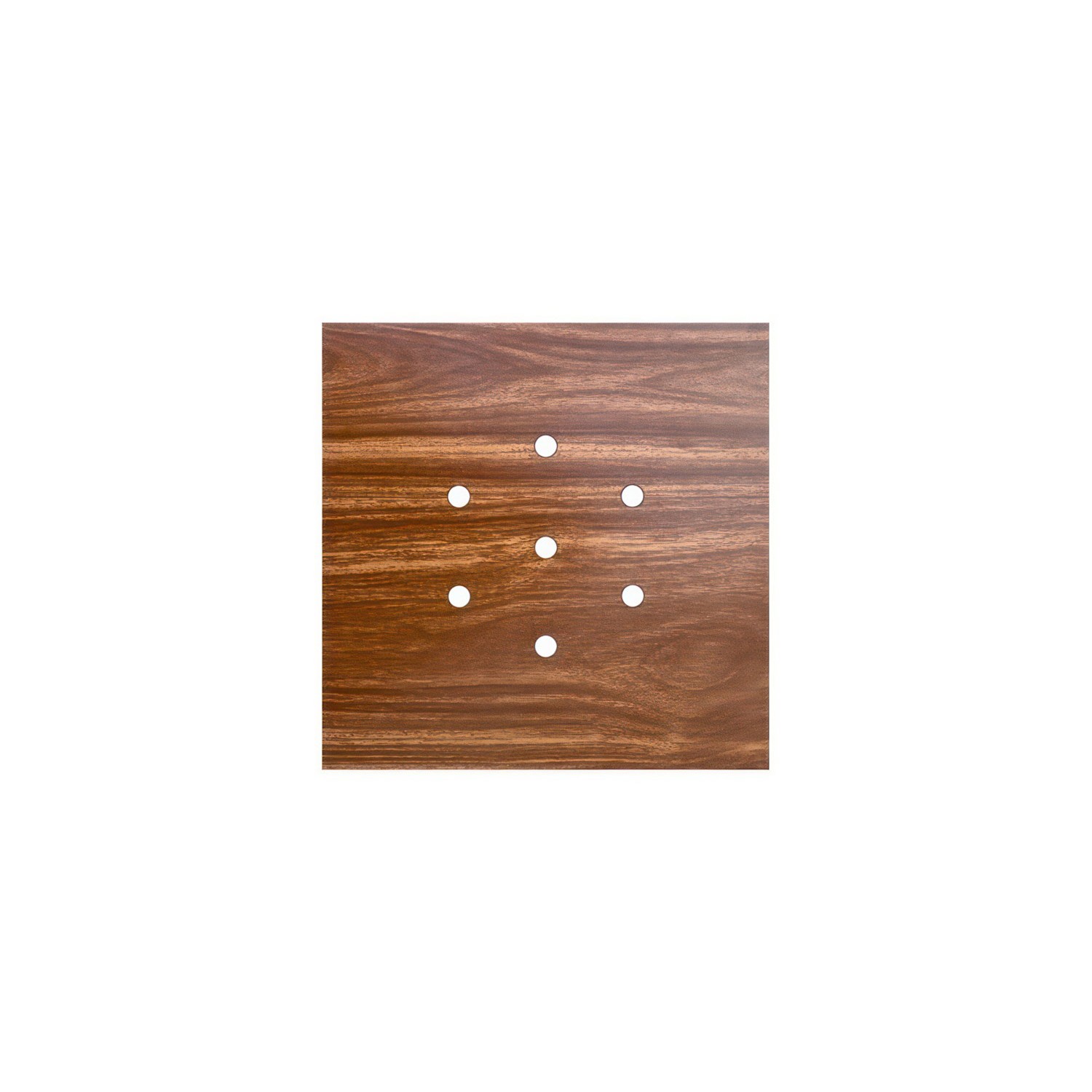 Quadratisches 7-Loch und 4 Seitenlöchern Lampenbaldachin, Rose-One-Abdeckung, 200 mm