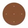 Rundes XXL 5-Loch und 4 Seitenlöchern Lampenbaldachin, Rose-One-Abdeckung, 400 mm Durchmesser