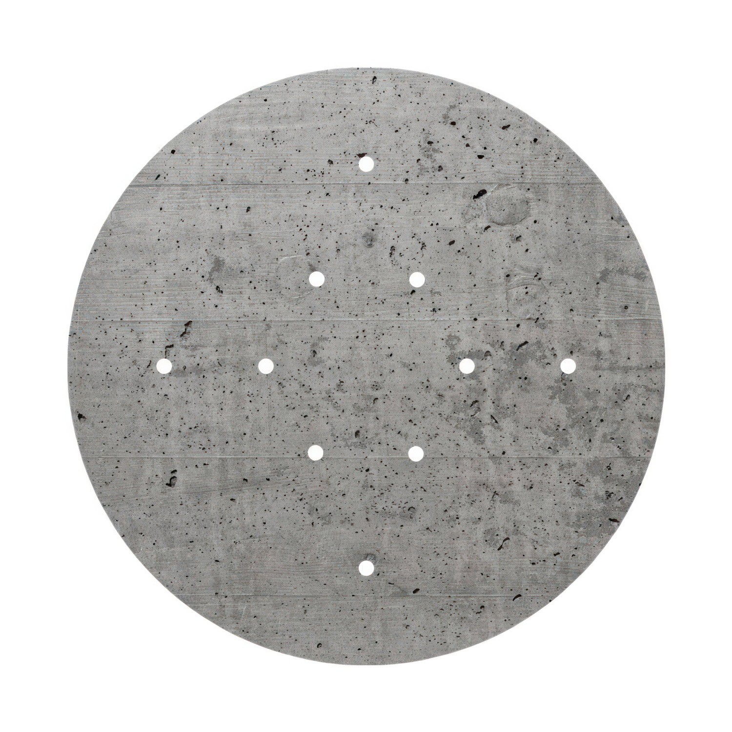 Rundes XXL 10-Loch und 4 Seitenlöchern Lampenbaldachin, Rose-One-Abdeckung, 400 mm Durchmesser