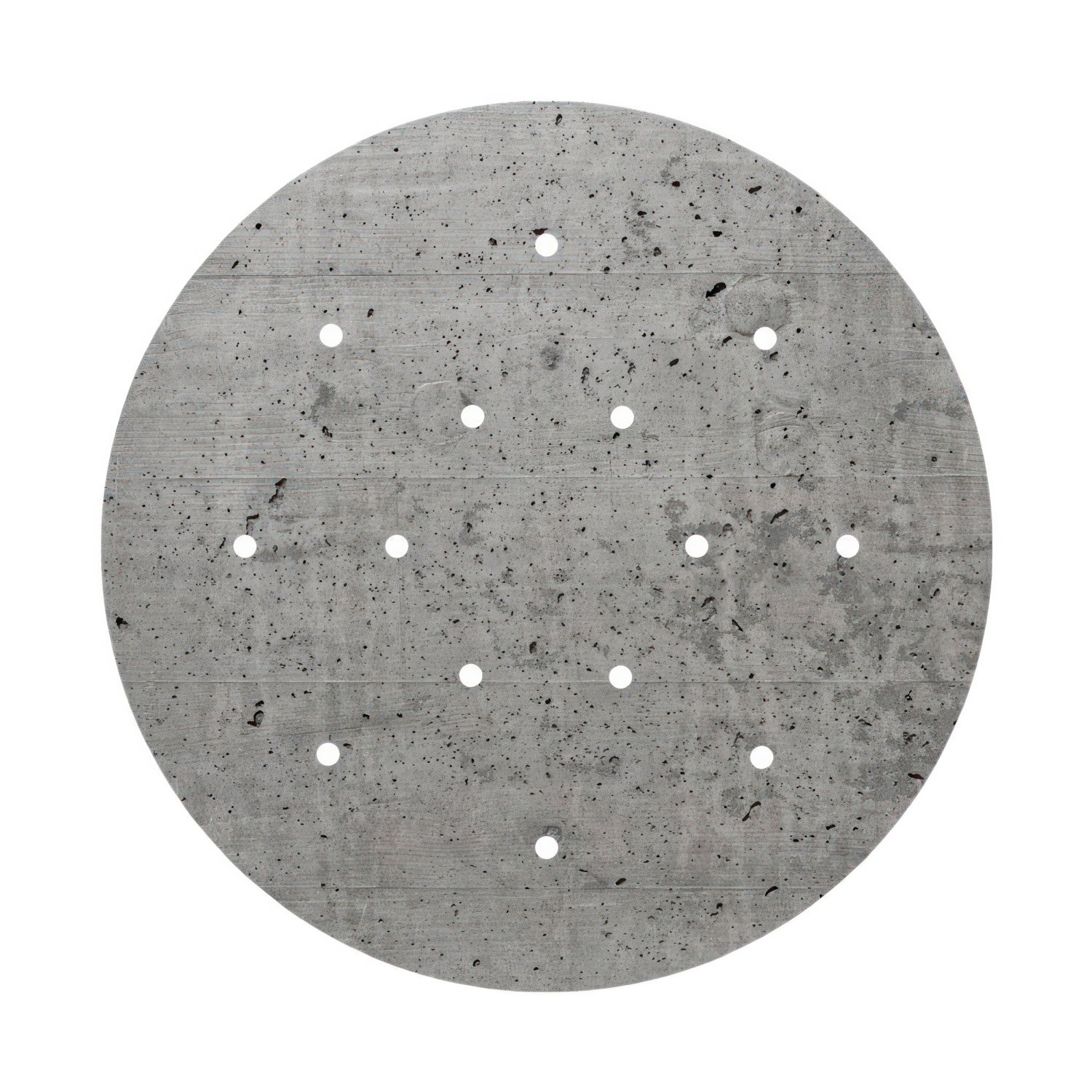 Rundes XXL 14-Loch und 4 Seitenlöchern Lampenbaldachin, Rose-One-Abdeckung, 400 mm Durchmesser