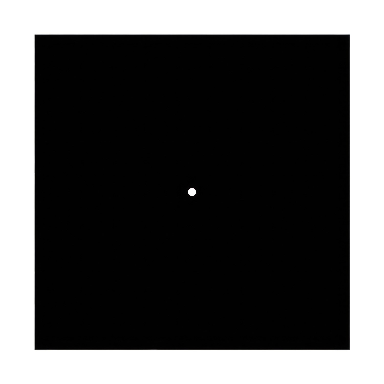 Quadratisches XXL 1-Loch und 4 Seitenlöchern Lampenbaldachin, Rose-One-Abdeckung, 400 mm