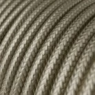 Pendelleuchte mit Mehrfachaufhängung mit 3 Ausgängen, komplett mit Textilkabel und Metall-Zubehör