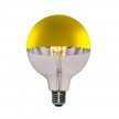 Gold Kopfspiegel Globe G125 LED-Glühbirne 7W 806Lm E27 2700K Dimmbar