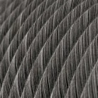 Spider- Pendelleuchte mit Mehrfachaufhängung mit 2 Ausgängen Made in Italy, komplett mit Textilkabel und Lampenschirm aus Zement