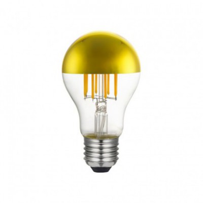 Gold Kopfspiegel Drop A60 LED-Glühbirne 7W 660Lm E27 2700K Dimmbar