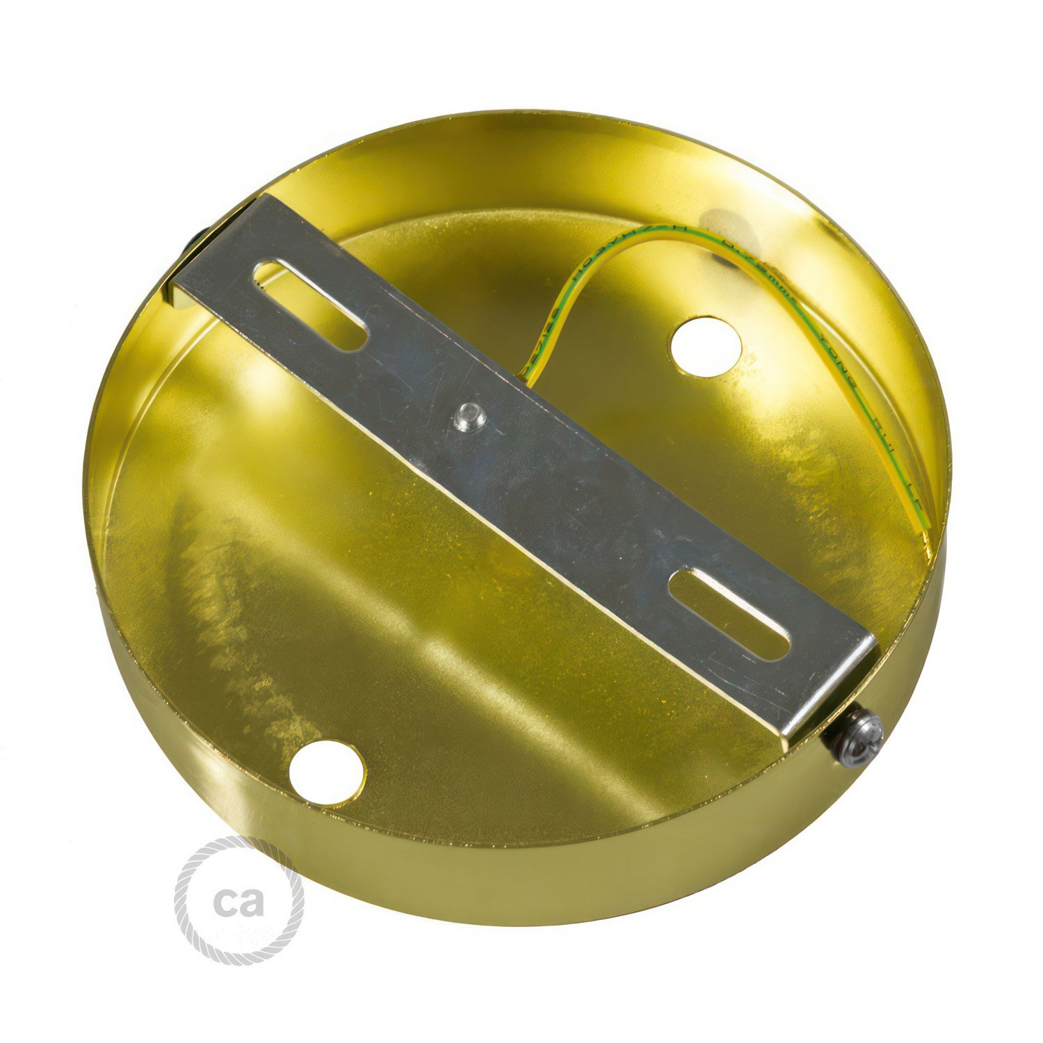Zylindrischer 2-Loch-Lampenbaldachin Kit aus Metall