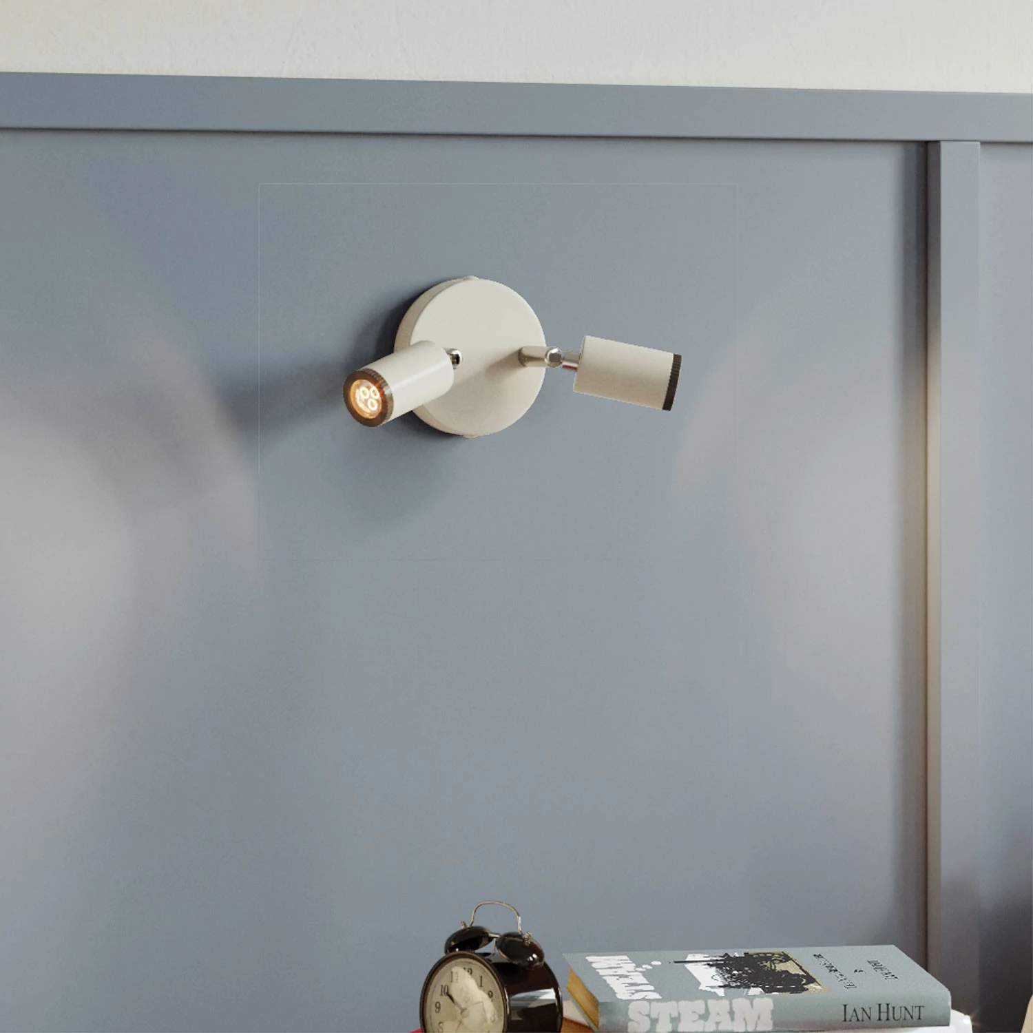 Fermaluce mit 2 verstellbaren Mini Spotlight Strahlern GU1d0