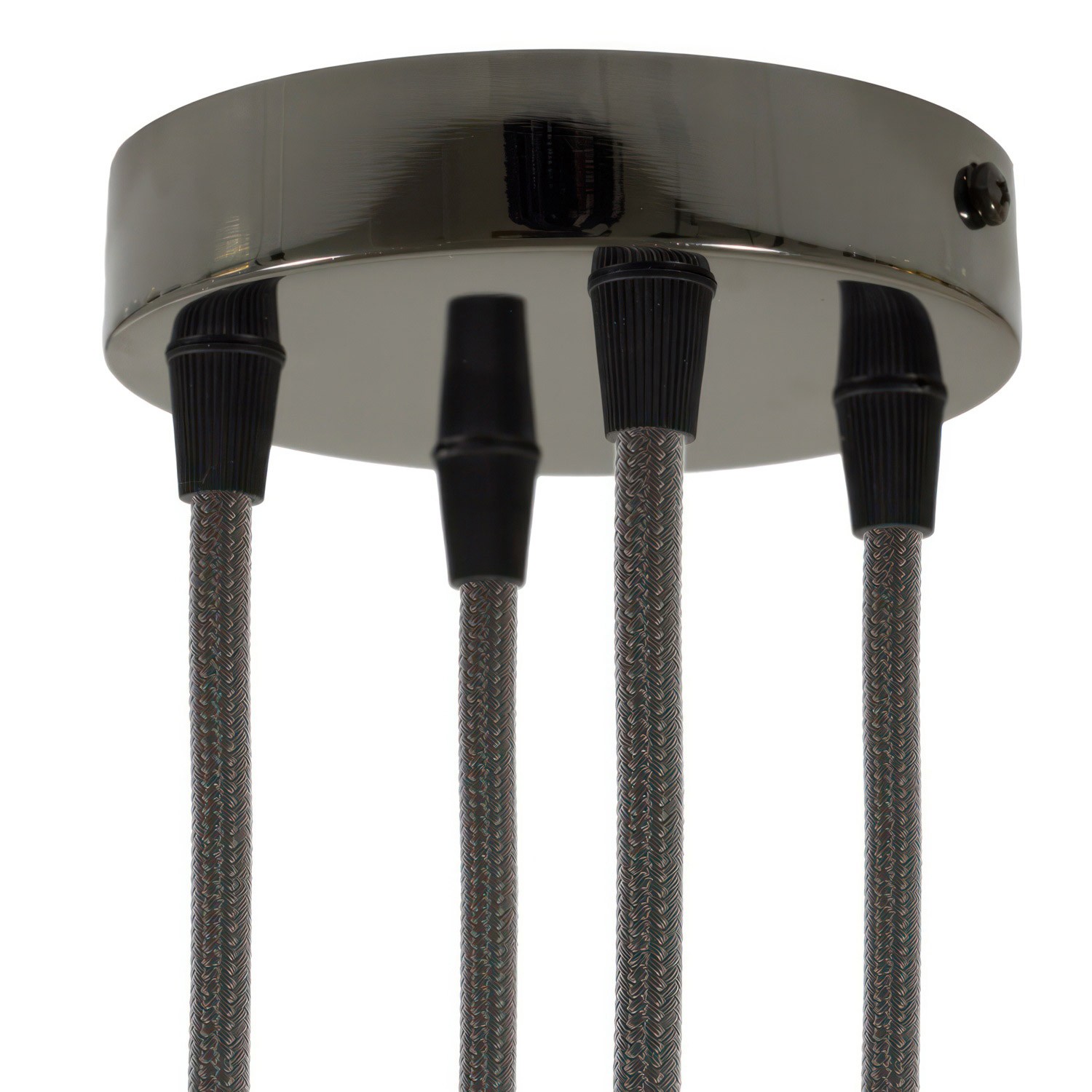 Zylindrischer 4-Loch-Lampenbaldachin Kit aus Metall