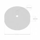Zylindrischer Lampenbaldachin Kit aus Metall