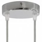 Zylindrischer 2-Loch-Lampenbaldachin Kit aus Metall