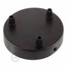 Zylindrischer 3-Loch-Lampenbaldachin Kit aus Metall