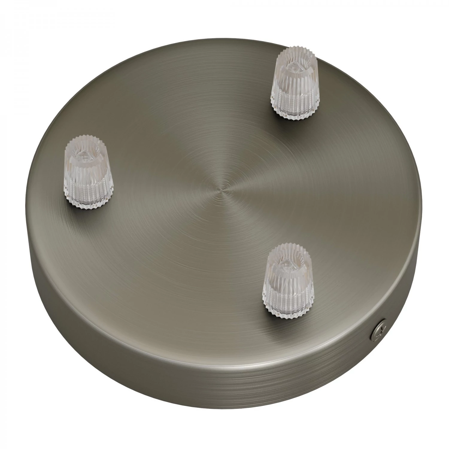 Zylindrischer 3-Loch-Lampenbaldachin Kit aus Metall