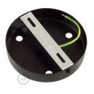 Zylindrischer 3-Loch-Lampenbaldachin Kit aus Metall