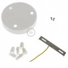 Zylindrischer 3-Loch-Lampenbaldachin Kit aus Metall