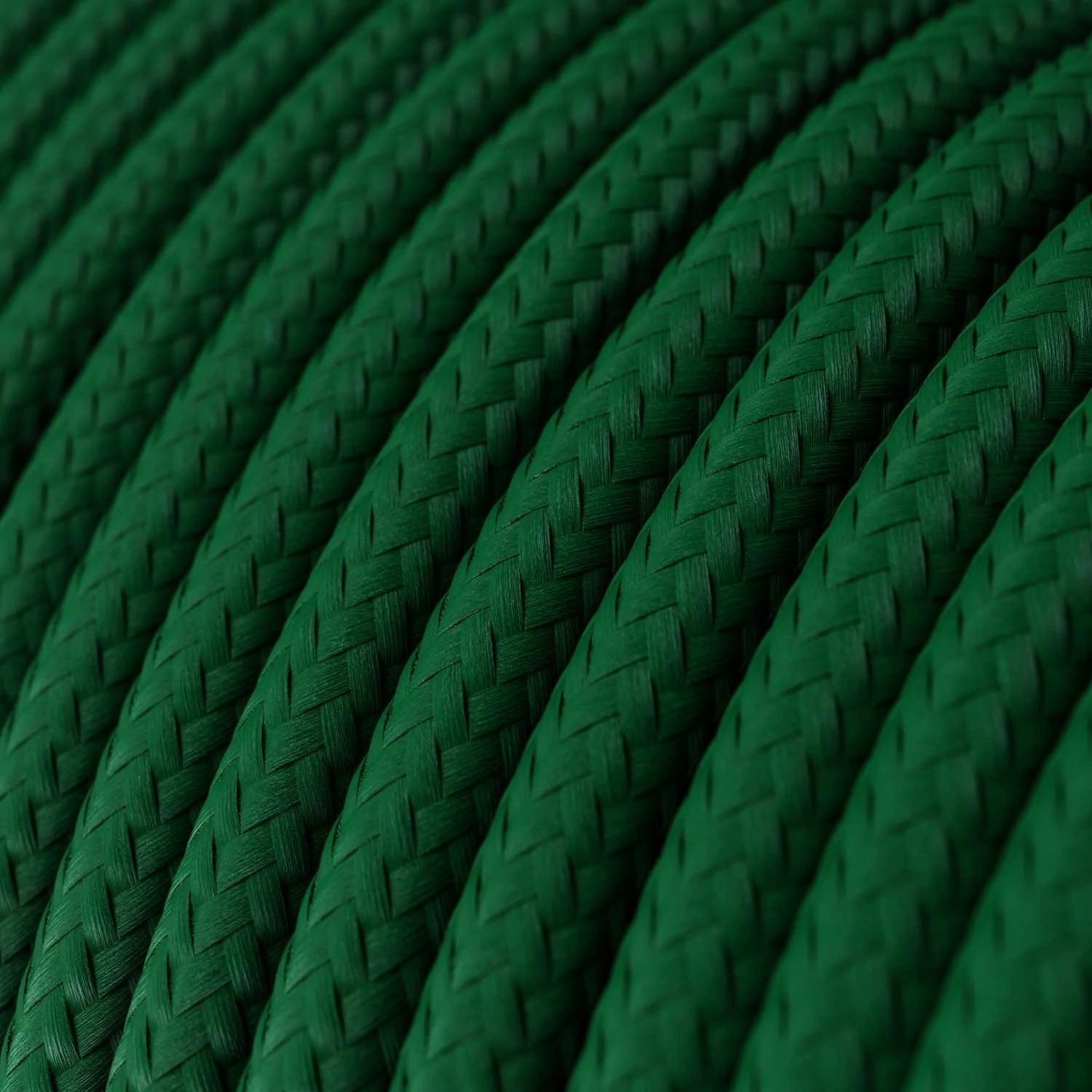 Pendelleuchte inklusive Glühbirne, Textilkabel und farbigen Porzellan-Zubehör - Made in Italy
