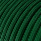 Pendelleuchte inklusive Glühbirne, Textilkabel und farbigen Porzellan-Zubehör - Made in Italy