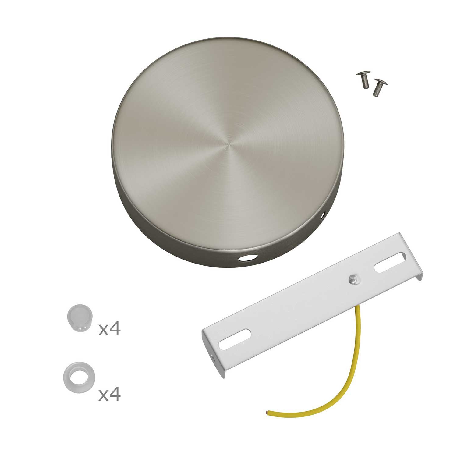Zylindrischer 4-Seitenloch-Lampenbaldachin Kit aus Metall (Anschlusssystem)
