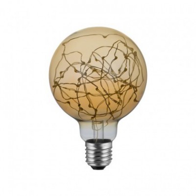LED-Glühbirne Globe G925 - Tausend Lichter Gold 2W 40Lm E27 2000K