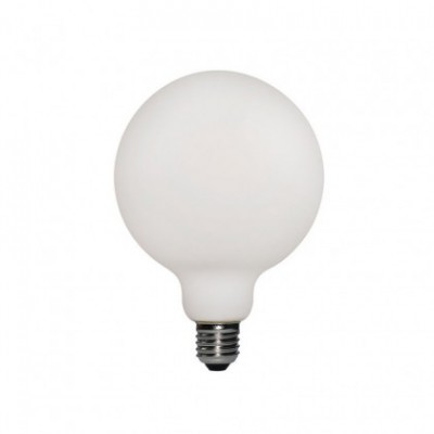 LED-Glühbirne aus Porzellan G95 6W 530Lm E27 2700K Dimmbar