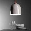 Glockenförmiger Lampenschirm M aus Keramik zum Aufhängen - Made in Italy