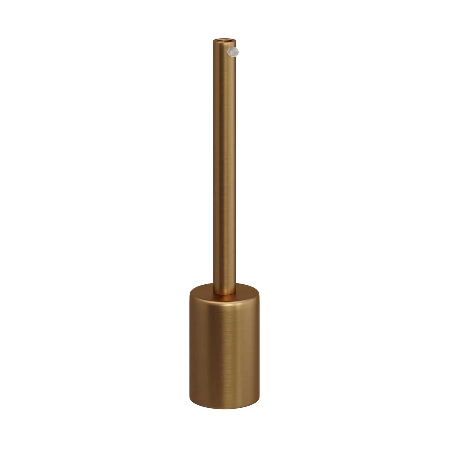 Zylindrisches E27-Lampenfassungs-Kit aus Metall mit 15 cm Kabelklemme