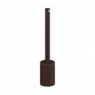 Zylindrisches E27-Lampenfassungs-Kit aus Metall mit 15 cm Kabelklemme